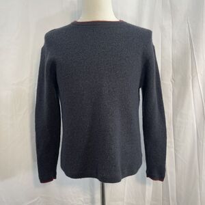 Columbia‎ XCO Men's Sweater Size XL Wool Blend Red Grey Pullover Sweatshirt EUC